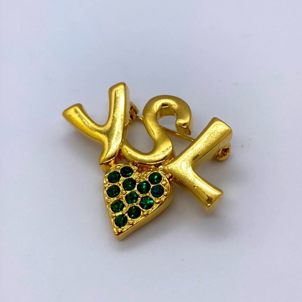 SOLD. YSL Yves Saint Laurent vintage brooch